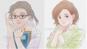 美人イラスト