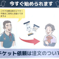 犬猫用口腔ケアサプリメントの広告